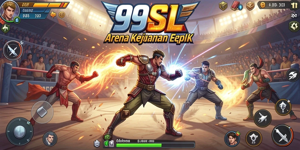 Gameplay Fighting seru di 99SL dengan grafik menakjubkan.