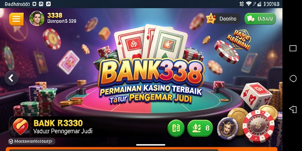 Gameplay menarik dari aplikasi Kasino BANK338 yang mengasyikkan.