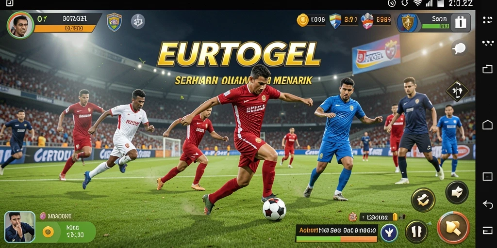 Screenshot utama EUROTOGEL menampilkan aksi olahraga yang seru dan dinamis.