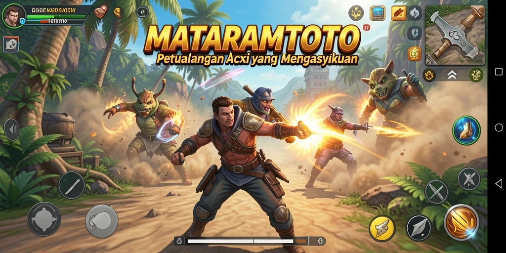 Screenshot gameplay MATARAMTOTO yang penuh aksi seru.
