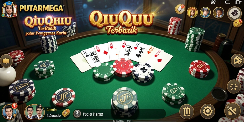 Tampilan gameplay seru QiuQiu di PUTARMEGA.