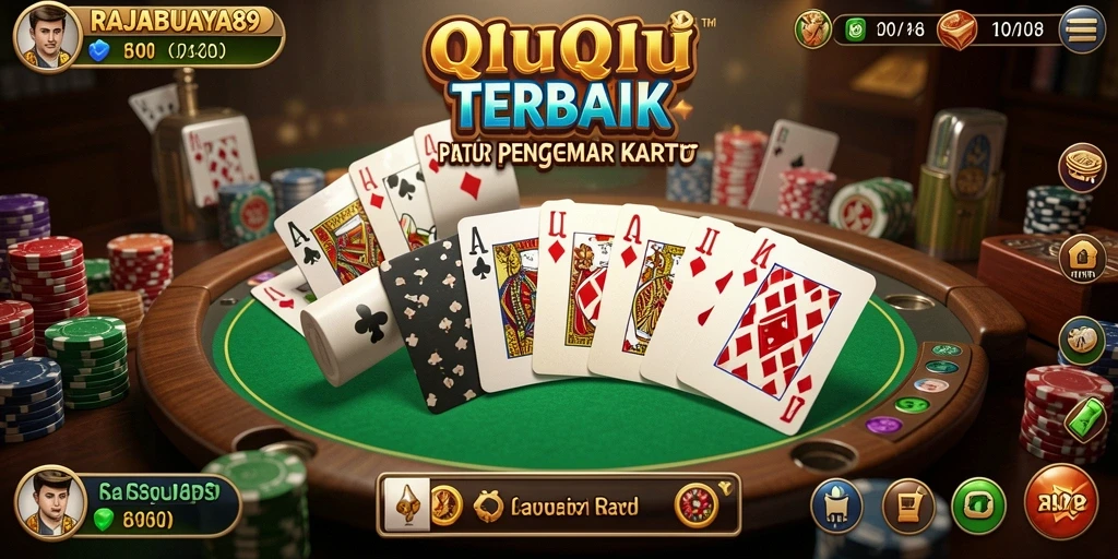 Screenshot gameplay QiuQiu yang menegangkan di RAJABUAYA89.