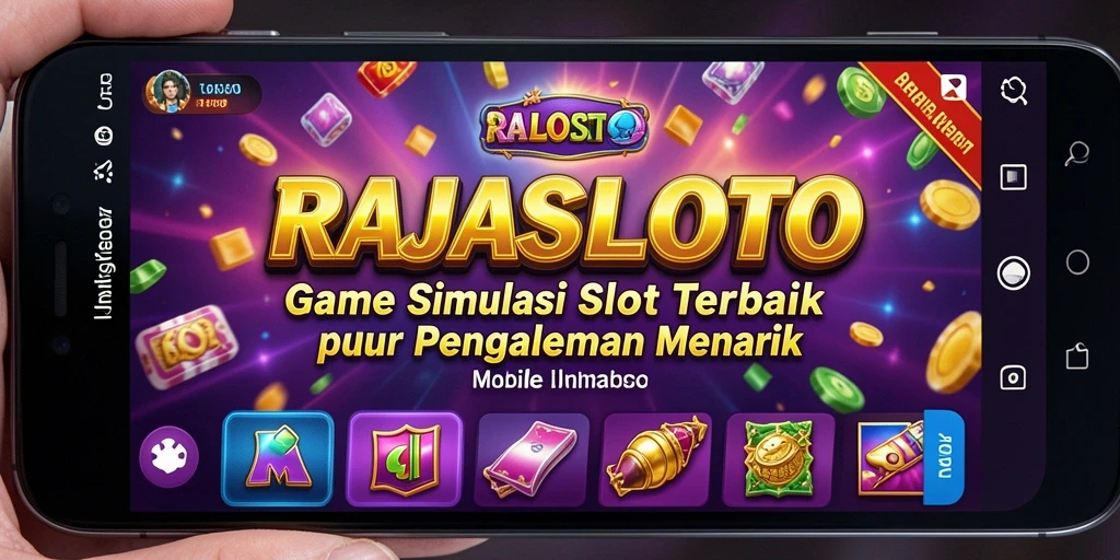 Tampilan gameplay RAJASLOTO yang menegangkan dan penuh warna.