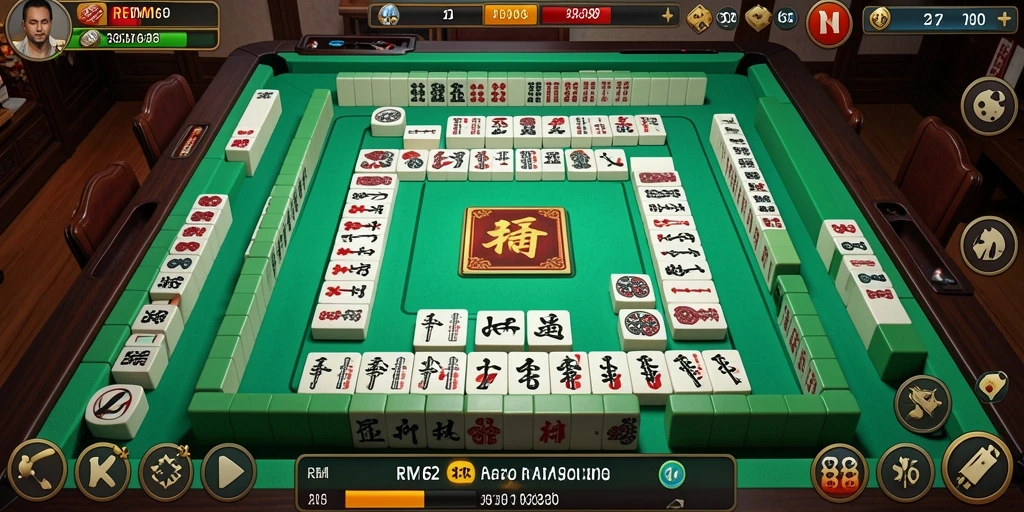 Tampilan menarik dari gameplay Mahjong di REMI62.