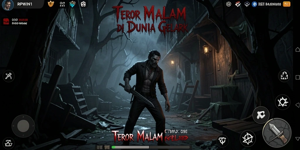 Tampilan seram RPWIN1 dengan elemen gameplay yang mendebarkan.
