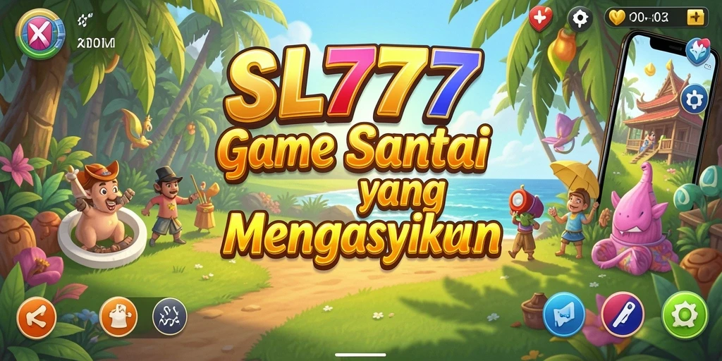 Tampilan gameplay SL777 yang penuh warna dan menarik.
