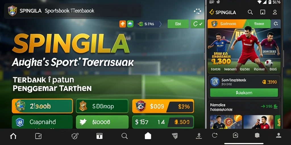 Tangkapan layar gameplay <strong>SPINGILA</strong> menampilkan berbagai pilihan taruhan olahraga menarik.