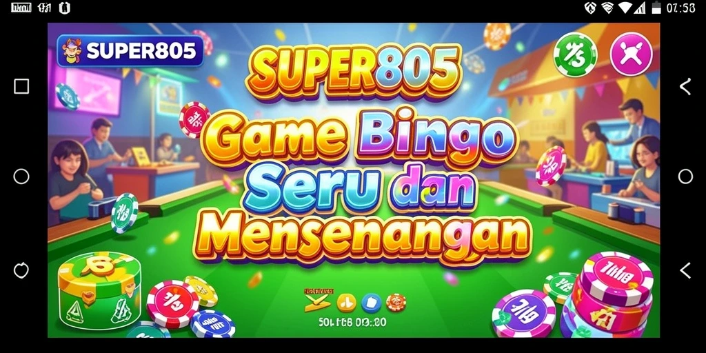 Tampilan gameplay menarik dari SUPER805 yang seru dan interaktif.