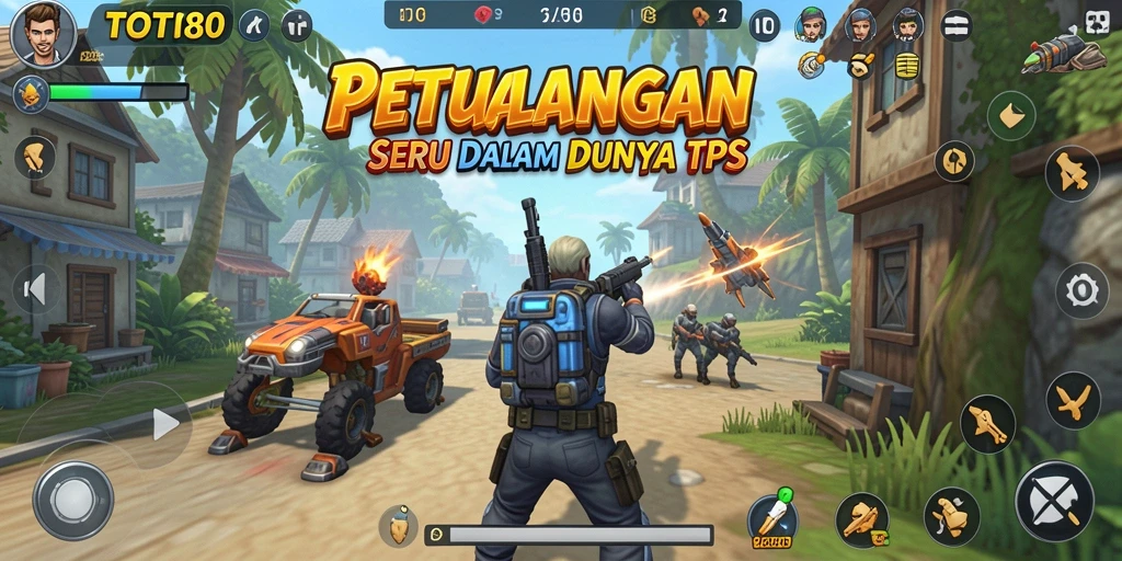 Tampilan gameplay TOTO80 yang mendebarkan dalam pertempuran TPS.